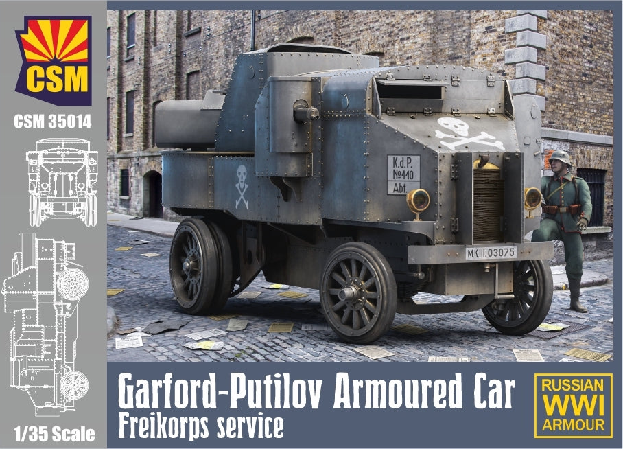 Copper State Models CSM35014 1:35 Garford-Putilov Freikorps armoured car