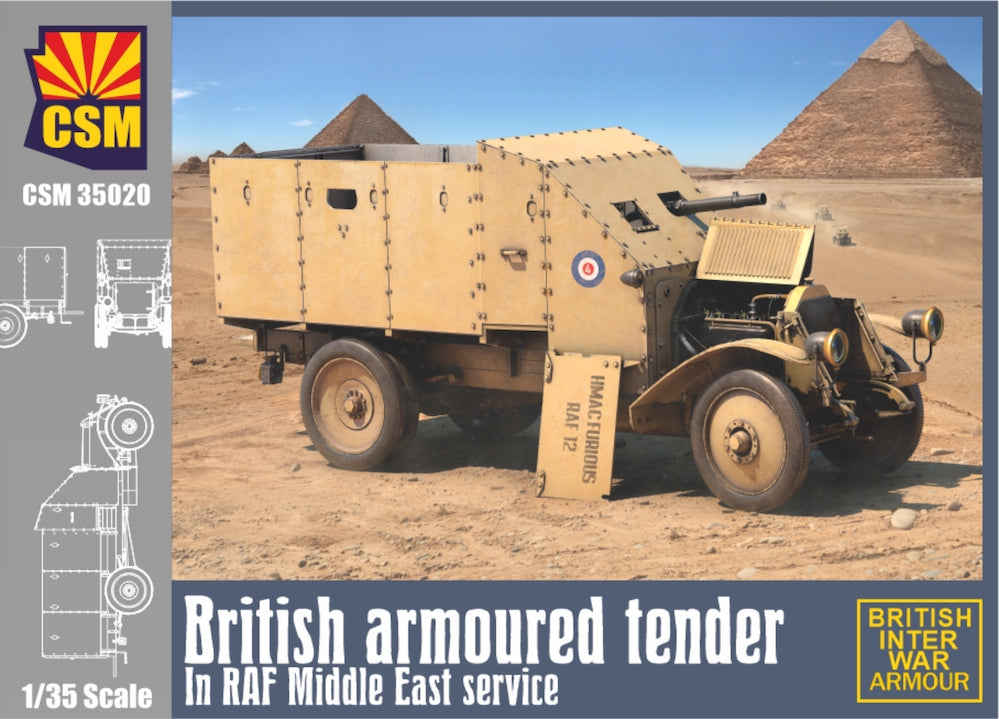 Copper State Models CSM35020 1:35 British Armoured Tender in RAF Middle East Service