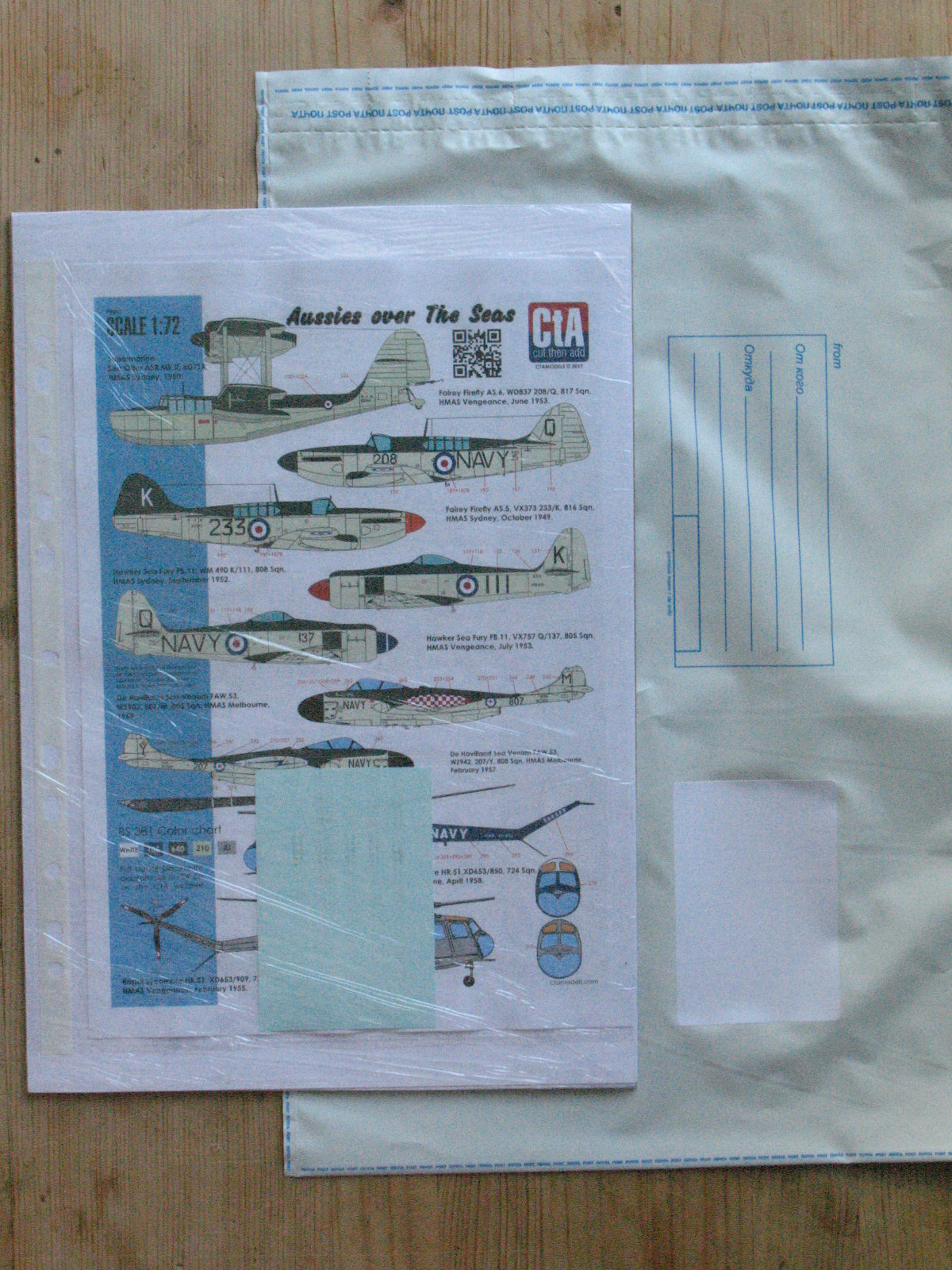 CtA Cut then Add CTA-007 1:72 'Aussies over The Seas' - RAN Carrier-borne aircraft 1949-1980