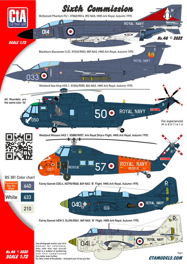 CtA Cut then Add 48 1:72 'Sixth Comission' - HMS Ark Royal Air Group