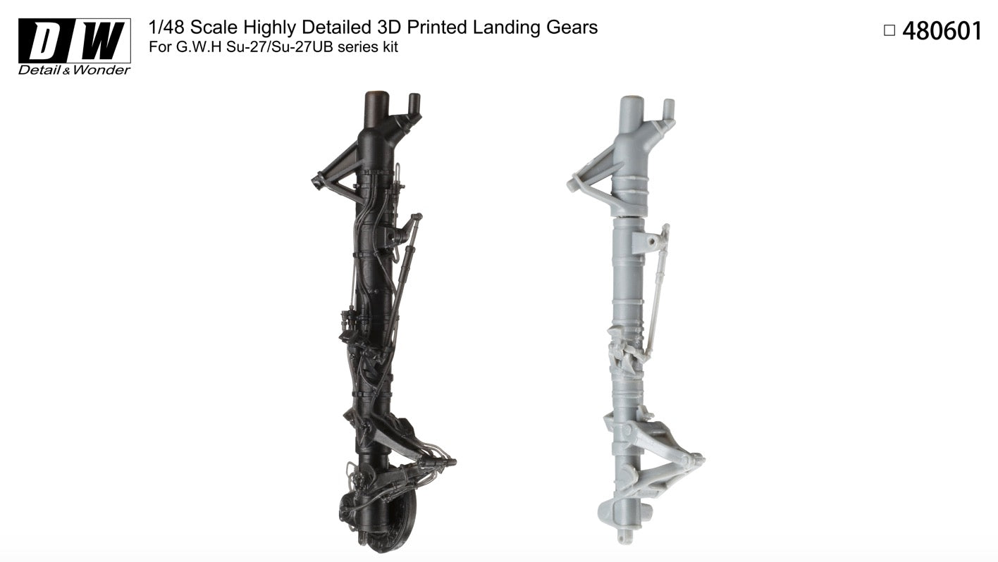 Detail & Wonder 480601 1:48 Sukhoi Su-27/Su-27UB Landing Gear