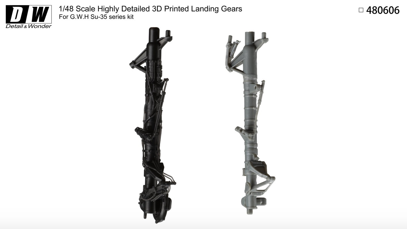 Detail & Wonder 480606 1:48 Sukhoi Su-35 Landing Gear