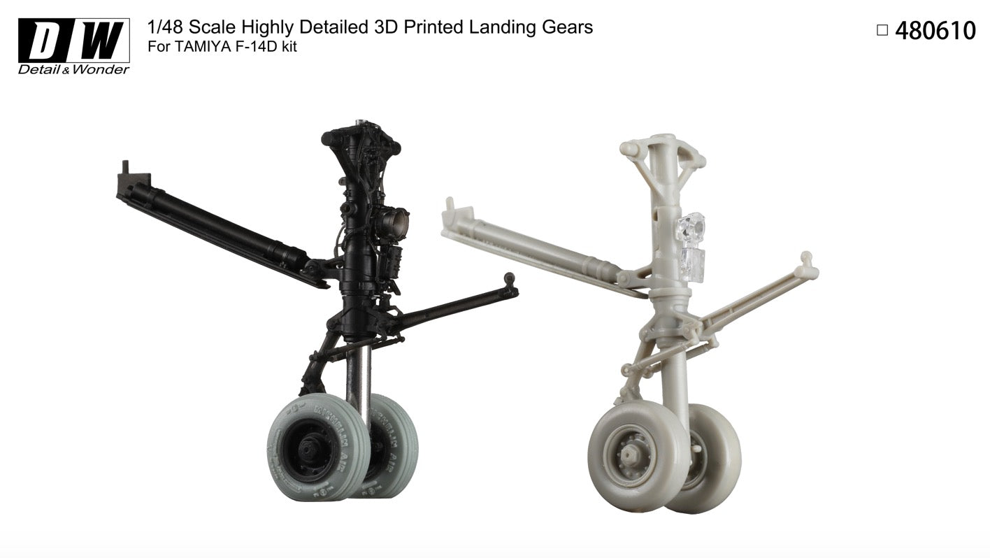 Detail & Wonder 480610 1:48 Grumman F-14D Tomcat Landing Gear