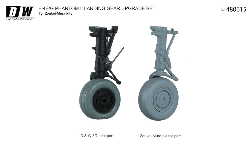 Detail & Wonder 480615 1:48 McDonnell F-4E/F-4F Phantom Undercarriage