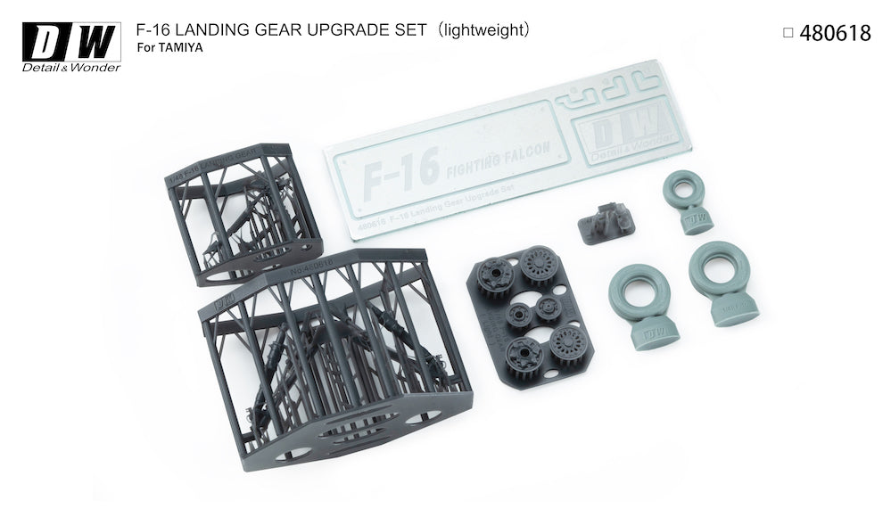 Detail & Wonder 480618 1:48 Lockheed-Martin F-16C landing gear (Lightweight)