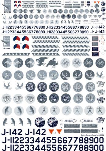Dutch Decal 1:32, 1:72 Shades of Grey 'Good bye F-16' Grey