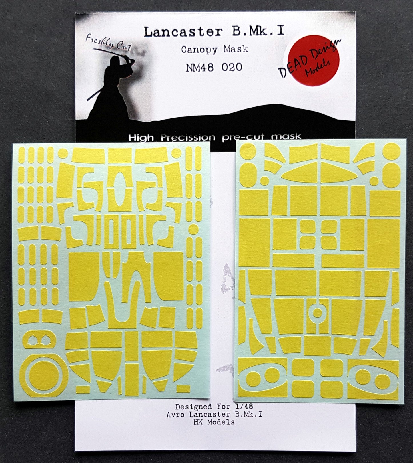 Dead Design Models NM48020 1:48 Avro Lancaster B Mk.I canopy mask