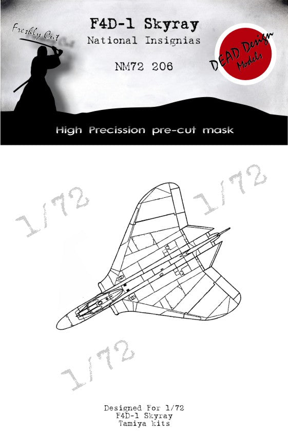 Dead Design Models NM72214 1:72 Douglas F4D-1 Skyray National Insignia
