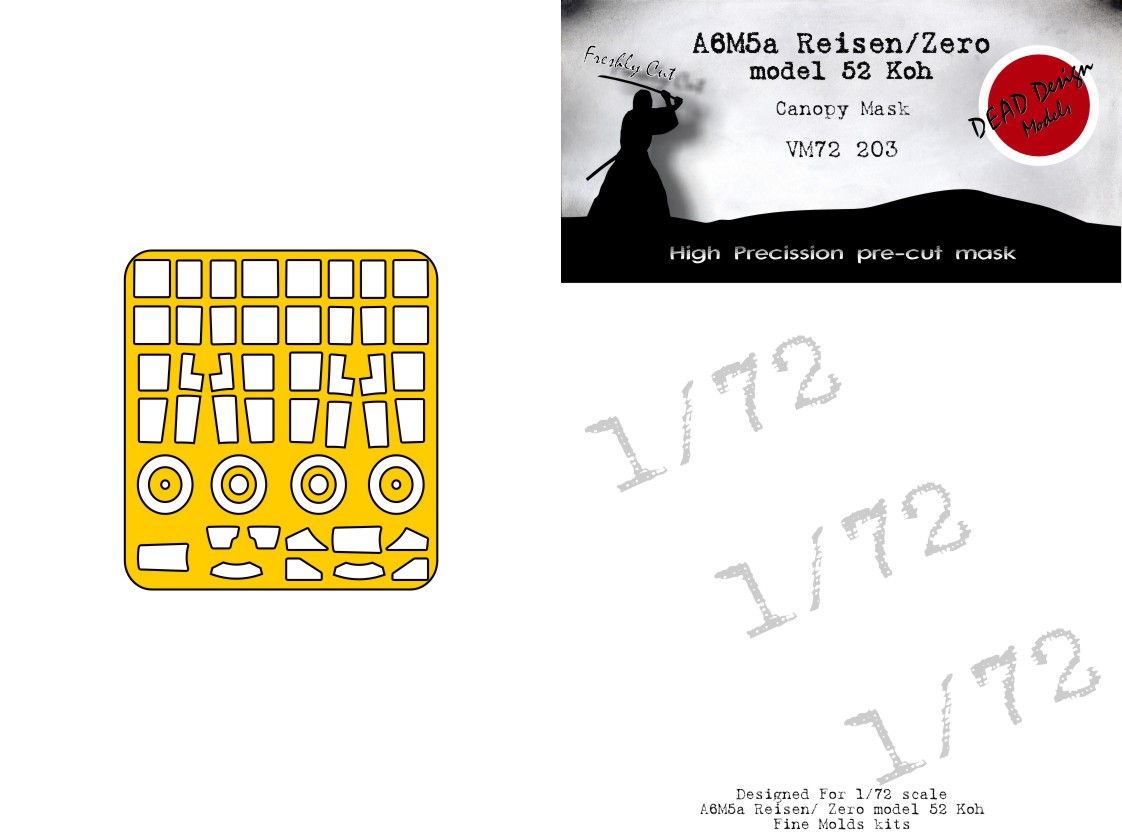 Dead Design Models VM72203 1:72 Mitsubishi A6M5 m. 52 Ko Reisen