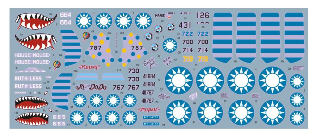DK Decals 72166 1:72 CACW planes