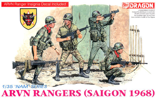 Dragon 3314 1:35 ARVN Rangers (Saigon 1968)