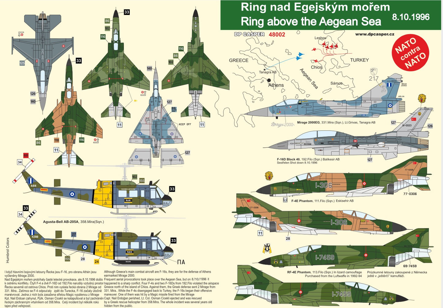 DP Casper 48002 1:48 Ring above the Aegean Sea 8.10.96
