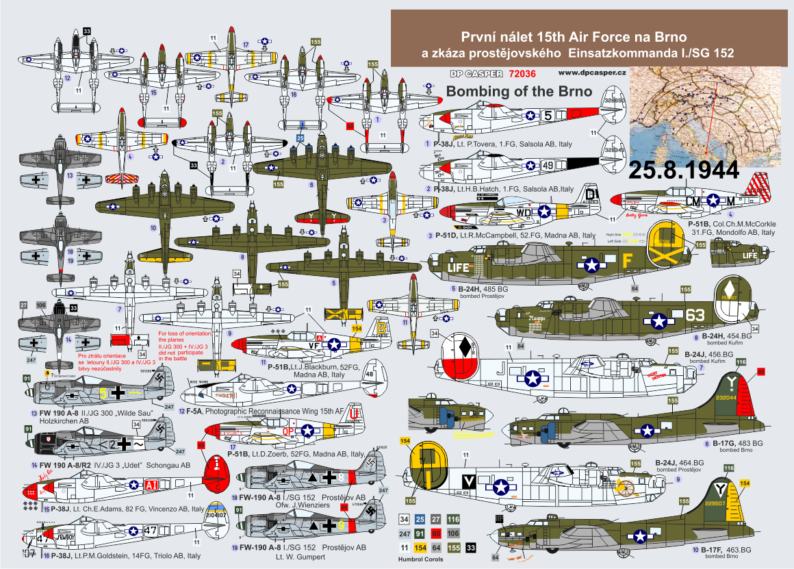 DP Casper. 72036 1:72 Bombing of Brno