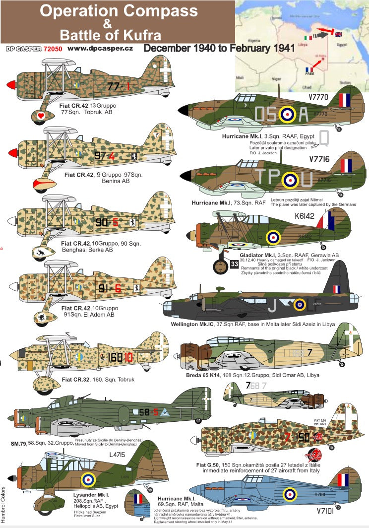 DP Casper. 72050 1:72 Forgotten Operations; Operation Compass and Battle Of Kufra