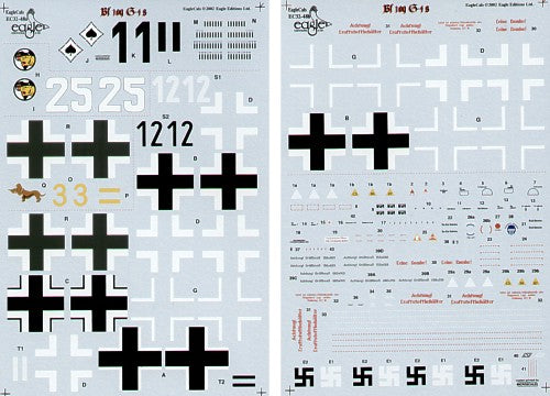 Eagle Cal 32048 1:32 Messerschmitt Bf-109G-4