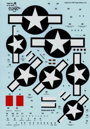 Eagle Cal 32107 1:32 Republic P-47D Thunderbolt Elsie, Lil Butch and Sigma New Girl