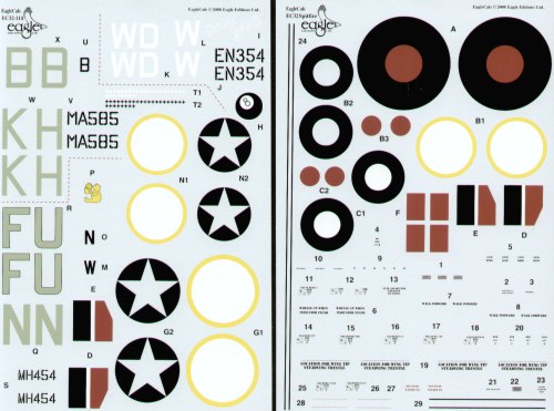 Eagle Cal 32114 1:32 Supermarine Spitfire Mk.IX
