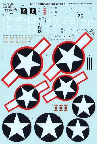 Eagle Cal 32151 1:32 Vought F4U-1 Birdcage Corsairs Part 2