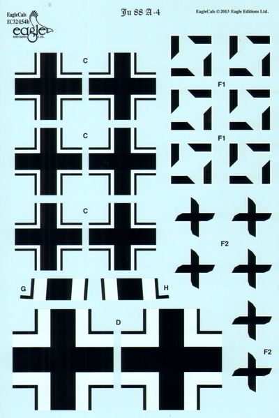 Eagle Cal 32154 1:32 Junkers Ju-88A-4