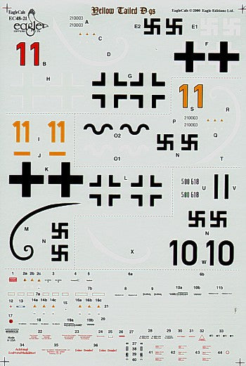 Eagle Cal 48021 1:48 Focke-Wulf Fw-190D-9 Yellow Tailed