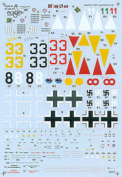Eagle Cal 48037 1:48 Messerschmitt Bf-109G-6