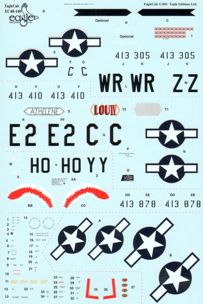 Eagle Cal 48140 1:48 North-American P-51D Mustang Part 2