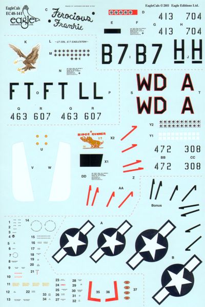 Eagle Cal 48141 1:48 North-American P-51D Mustang Part 3