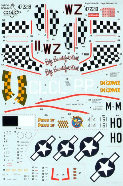 Eagle Cal 48142 1:48 North-American P-51D Mustang Part 3