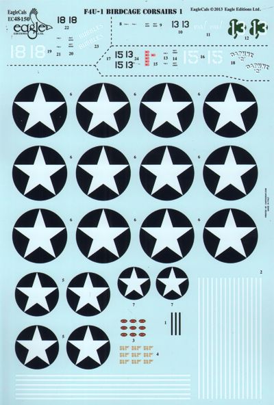 Eagle Cal 48150 1:48 Vought F4U-1 Birdcage Corsairs Part 1