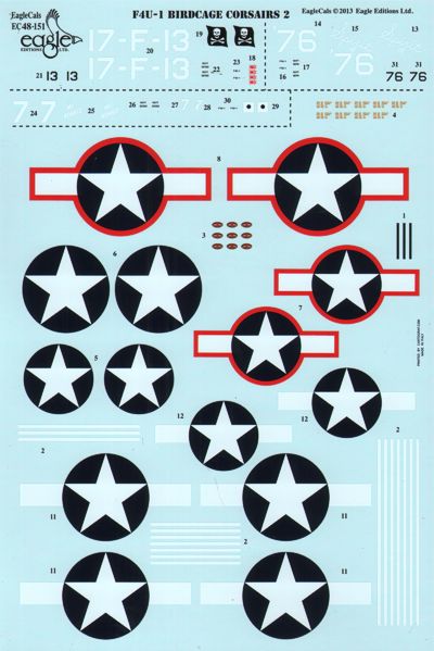 Eagle Cal 48151 1:48 Vought F4U-1 Birdcage Corsairs Part 2