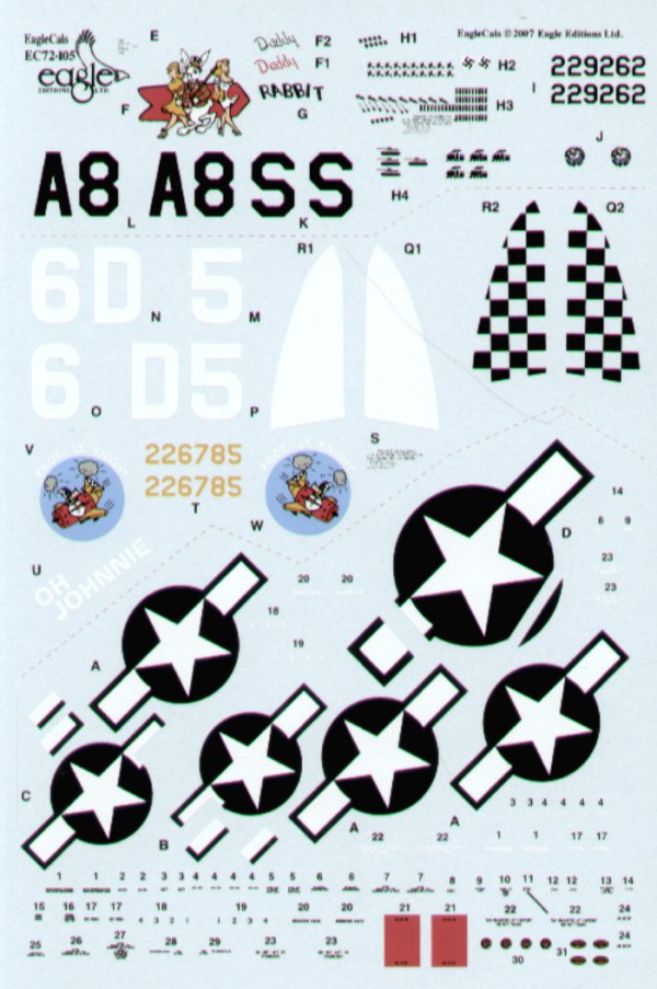 Eagle Cal 72105 1:72 Republic P-47D Thunderbolt Part 2