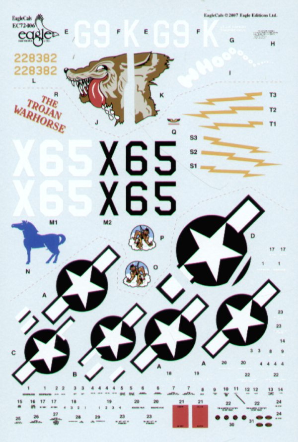 Eagle Cal 72106 1:72 Republic P-47D Thunderbolt Part 3