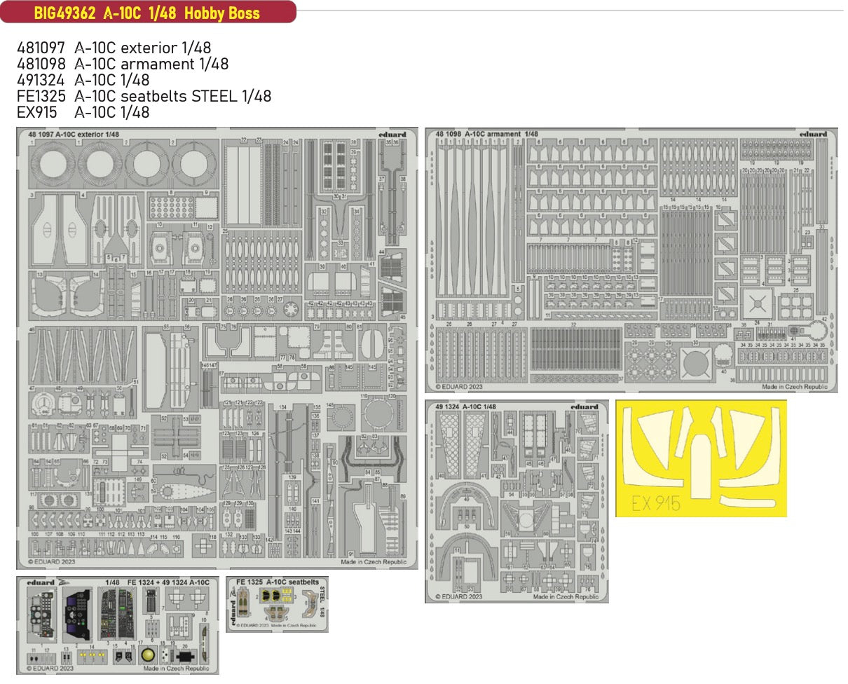 Eduard Big-Ed BIG49362 1:48 Fairchild A-10C