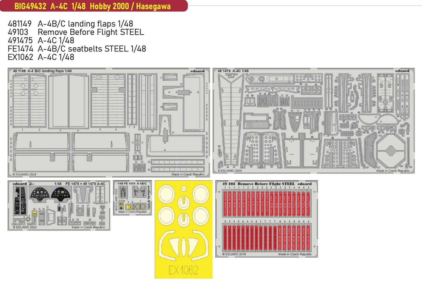 Eduard Big-Ed BIG49432 1:48 Douglas A-4C Skyhawk