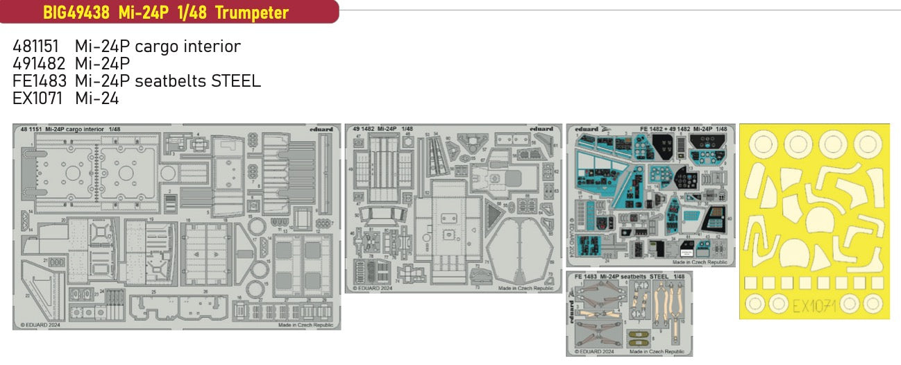 Eduard Big-Ed BIG49438 1:48 Mil Mi-24P