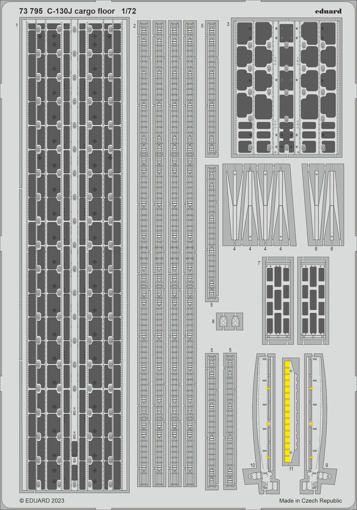 Eduard Big-Ed BIG72174 1:72 C-130J Hercules PART II to be used with Zvezda