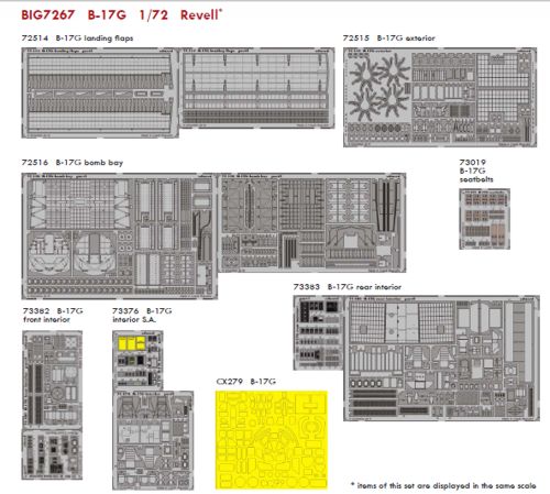 Eduard Big-Ed BIG7267 1:72 Boeing B-17G Flying Fortress
