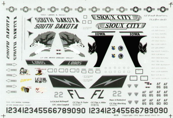 Experts Choice 4835 1:48 F-16A/F-16C Iowa, South Dakota Air National Guard