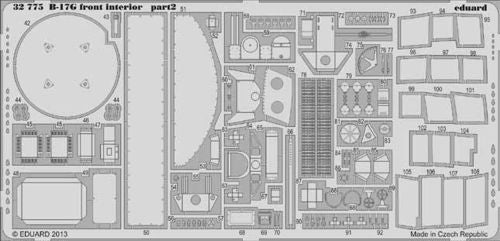 Eduard 32775 1:32 Boeing B-17G Flying Fortress front interior