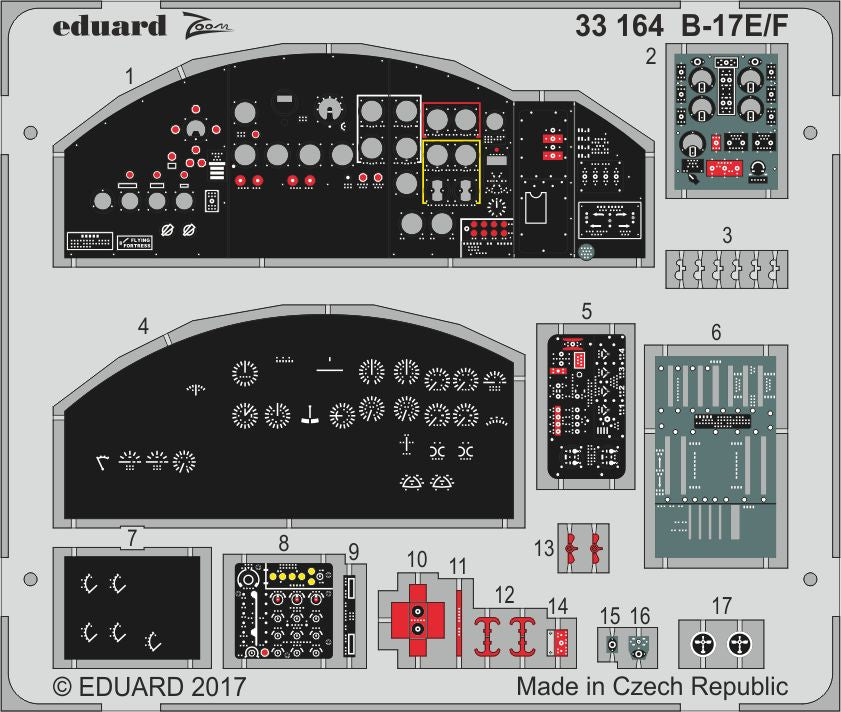 Eduard 33164 1:32 Boeing B-17E/F Flying Fortress