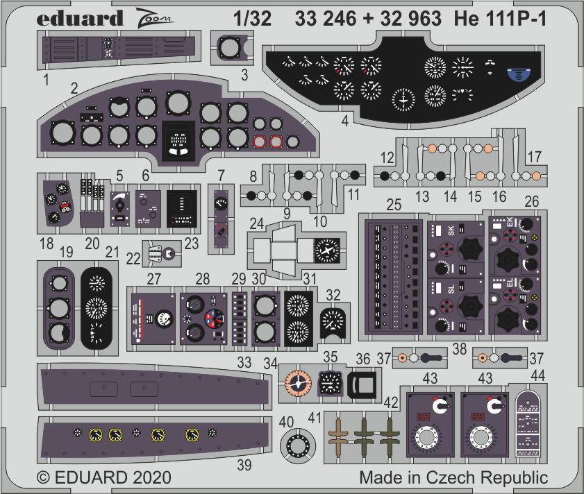 Eduard 33246 1:32 Heinkel He-111P-1