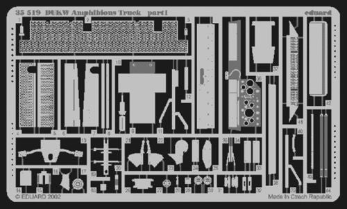 Eduard 35519 1:35 GMC DUKW 353 Amphibious Truck to be used with Italeri