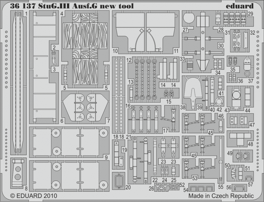 Eduard 36137 1:35 Sturmgeschutz/StuG.III Ausf.G New tool
