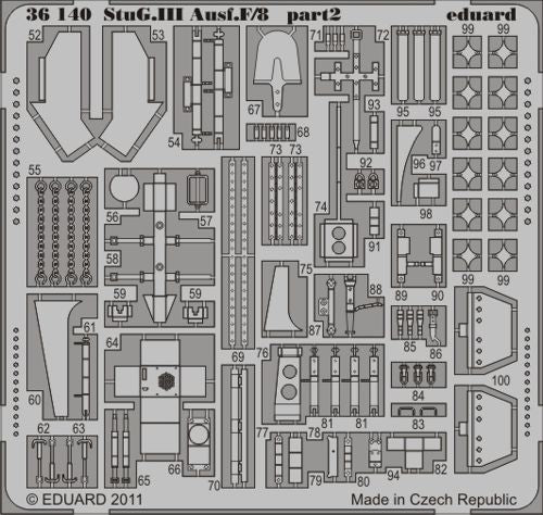 Eduard 36140 1:35 Sturmgeschutz/StuG.III Ausf.F/8