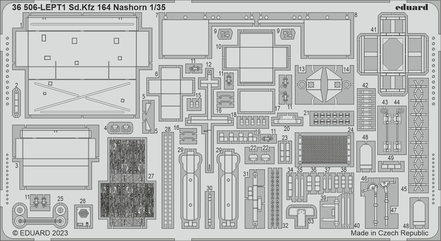 Eduard 36506 1:35 Sd.Kfz.164 Nashorn for Border Models