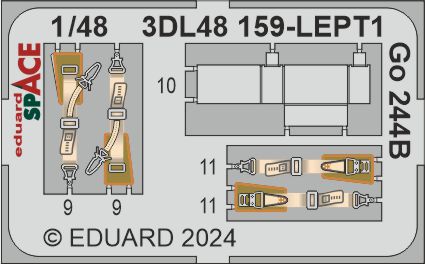 Eduard 3DL48159 1:48 Gotha Go-244B SPACE