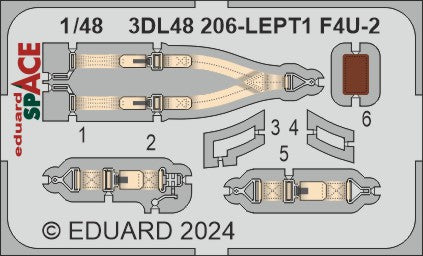 Eduard 3DL48206 1:48 Vought F4U-2 Corsair SPACE
