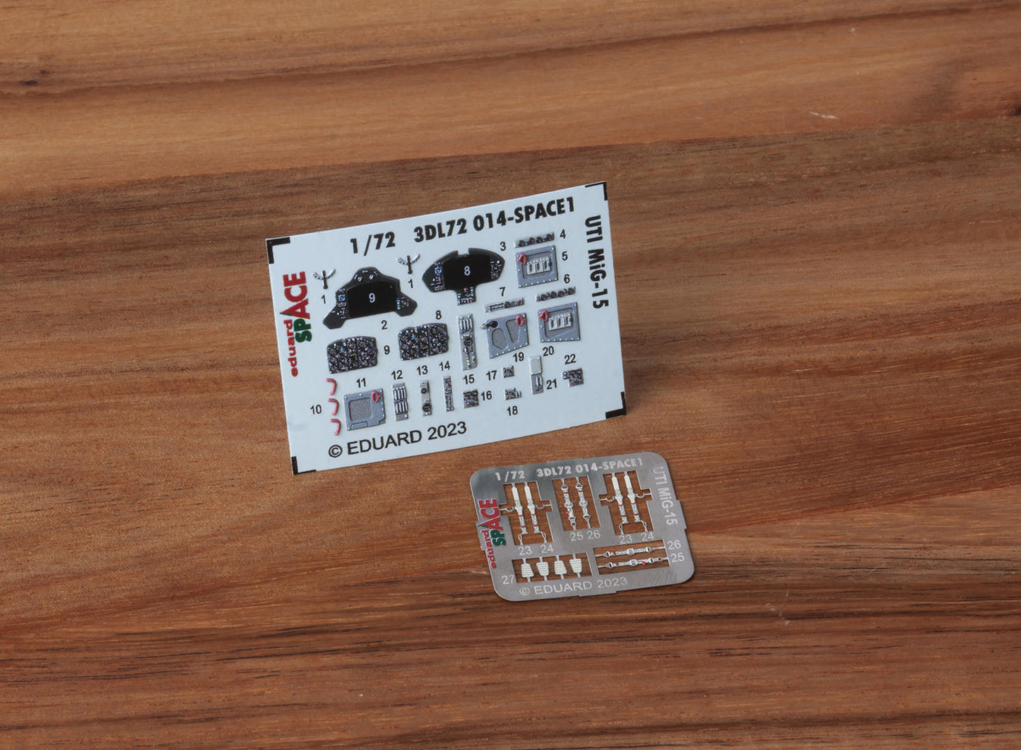 Eduard 3DL72014 1:72 Mikoyan MiG-15UTI SPACE 3D-Printed Instrument Decals