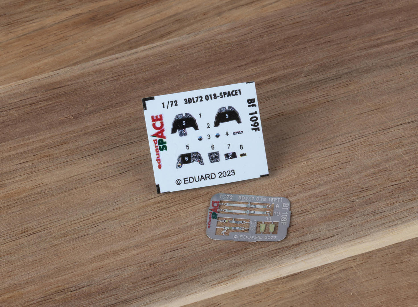 Eduard 3DL72018 1:72 Messerschmitt Bf-109F SPACE to be used with Eduard