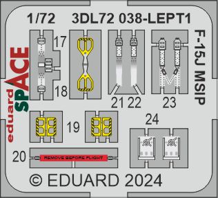 Eduard 3DL72038 1:72 McDonnell F-15J Eagle MSIP SPACE